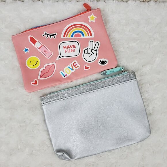 Ipsy Cosmetic Bags Set of 2 - Picture 1 of 8